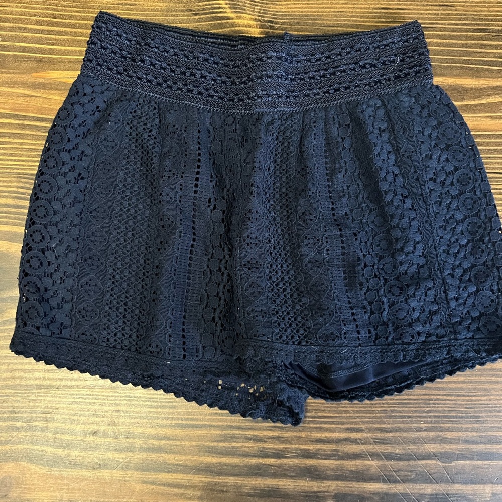 Maurices Midnight Blue Lace Skirt - Picture 2 of 2